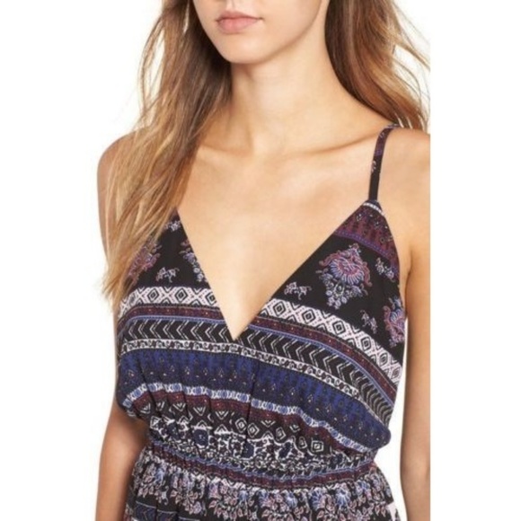 New Nordstrom Size Medium Mimi Chica Boho Romper - Picture 4 of 5